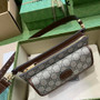 Gucci GG belt bag 746300 with Interlocking G in brown Supreme - Default Title - View 7