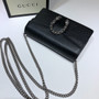 Gucci Dionysus Super Mini Bag 476432 Black Leather - Default Title - View 3