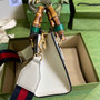Gucci 702732 Diana mini tote bag GG Beige leather