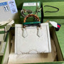 Gucci 702721 Diana Small Tote Bag Beige GG Leather