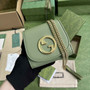 Gucci 725219 Blondie medium chain wallet in green leather