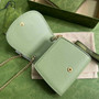 Gucci 725219 Blondie medium chain wallet in green leather