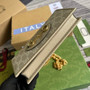 Gucci ‎621892 Horsebit 1955 wallet with chain apricot GG Supreme - Default Title - View 6