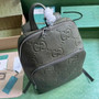 Gucci Large jumbo GG backpack  �?66932 in Green leather