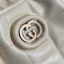 Gucci Deco medium tote bag in white leather 746210