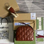 Gucci ‎‎702229 GG Matelassé leather small bag light brown - Default Title - View 3