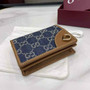 Gucci GG Emblem mini wallet, 820692 in blue and ivory GG denim - Default Title - View 4
