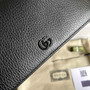 Gucci ‎497985 GG Marmont mini chain bag Black leather - 8"W x 5"H x 1.5"D / Black - View 4