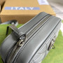 Gucci 634936 GG Marmont mini shoulder bag dark gray