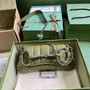 Gucci Horsebit Chain small shoulder bag ‎764339 in green leather - Default Title - View 1
