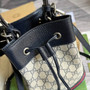 Gucci ‎‎�?50621 Ophidia small GG bucket bag blue