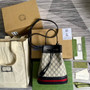 Gucci ‎‎�?50621 Ophidia small GG bucket bag blue