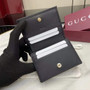 Gucci Horsebit 1955 card case wallet, 621887 in black fabric