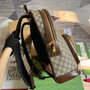 Gucci �?04017 Backpack with Interlocking G Beige GG Supreme canvas