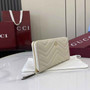 Gucci GG Marmont Leather Zip Wallet - Beige 837758 - Default Title - View 2