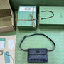 Gucci GG belt bag 746300 with Interlocking G in black Supreme - Default Title - View 3