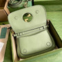 Gucci 699268 Blondie shoulder bag light green leather