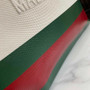 Gucci canvas tote bag with embossed detail 779510 in natural canvas