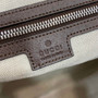 Gucci canvas tote bag with embossed detail 779510 in natural canvas