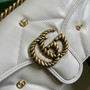 Gucci GG Marmont Small Shoulder Bag 443497 Beige Matelassé Leather