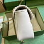 Gucci GG Marmont Small Shoulder Bag 443497 Beige Matelassé Leather - Default Title - View 5