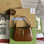 Gucci �?36709 Jackie 1961 small shoulder bag brown leather