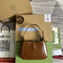 Gucci ‎636709 Jackie 1961 small shoulder bag brown leather - Default Title - View 3