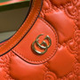Gucci �?39736 GG Matelassé mini bag in Orange leather