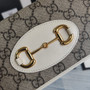 Gucci ‎621892 Horsebit 1955 wallet with chain Beige GG Supreme canvas - Default Title - View 6