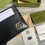 Gucci GG Marmont card case 657588 black leather Silver - W11cm x H7cm / black - View 5
