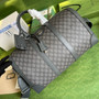 Gucci 724642 Savoy small duffle bag in grey and black Supreme - Default Title - View 9
