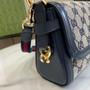 Gucci Luce small shoulder bag 786027 in black Original GG canvas