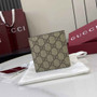 Gucci GG Emblem bi-fold wallet, 821206 in beige fabric - Default Title - View 3