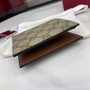 Gucci GG Emblem bi-fold wallet, 821206 in beige fabric