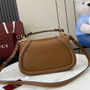 Gucci Blondie small top handle bag in brown leather 815714