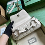 Gucci Horsebit Chain small shoulder bag ‎764339 in Beige leather - Default Title - View 7