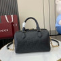 Gucci GG Emblem small top handle bag �?15255 in black GG leather