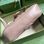 Gucci GG Marmont Small Shoulder Bag 443497 Pink Matelassé Leather