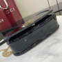 Gucci Blondie small shoulder bag in black patent leather 815715 - Default Title - View 4