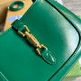 Gucci 637091 Jackie 1961 mini shoulder bag Green leather