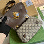 Gucci 724645 Blondie mini shoulder bag GG Beige