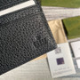 Gucci �?28726 GG Marmont leather bi-fold wallet black gold