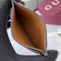 Gucci GG Emblem card case 847204 brown gg leather