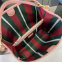 Gucci GG Emblem medium bucket bag ‎815103 in pink fabric