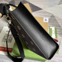 Gucci �?74155 Medium tote with Interlocking G tiger Black GG Supreme canvas