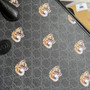 Gucci ‎674155 Medium tote with Interlocking G tiger Black GG Supreme canvas - Default Title - View 7