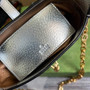 Gucci 675799 Jackie 1961 mini GG shoulder bag Silver leather