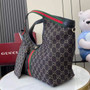 Gucci Giglio large tote bag 853971 black GG canvas