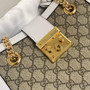 Gucci Padlock small GG shoulder bag 498156 white leather - Default Title - View 6