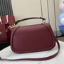 Gucci Blondie medium top handle bag 815716 in red smooth leather